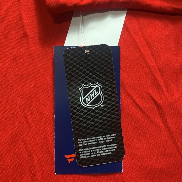 Chicago Blackhawks NHL Quarter-Zip Jacket Red Size Large NWT - Picture 5 of 12